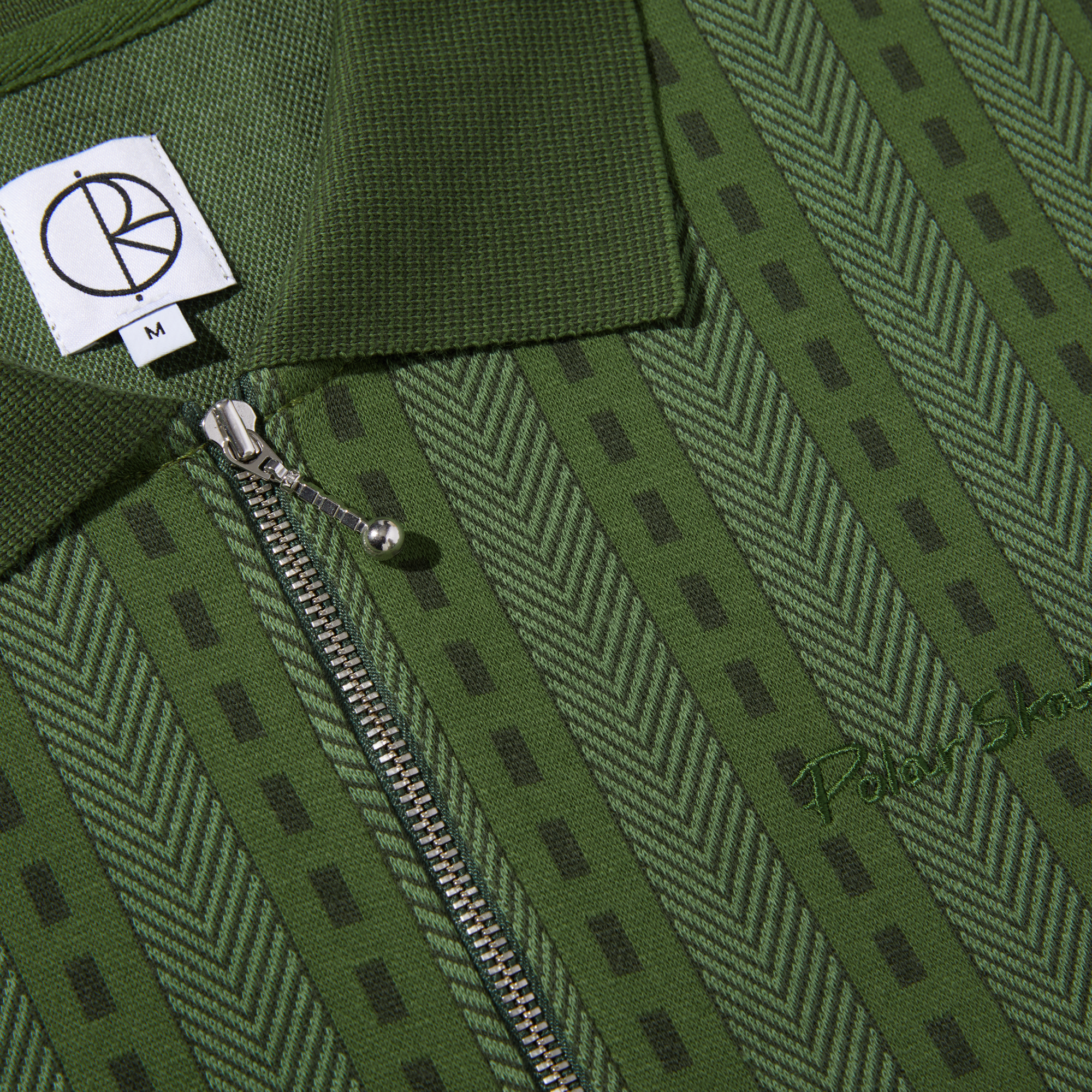 POLAR - Road Zip Polo Shirt "Dark Green"