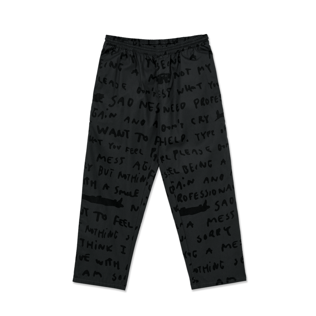 POLAR - 'Sad Notes Surf Pants "Graphite"