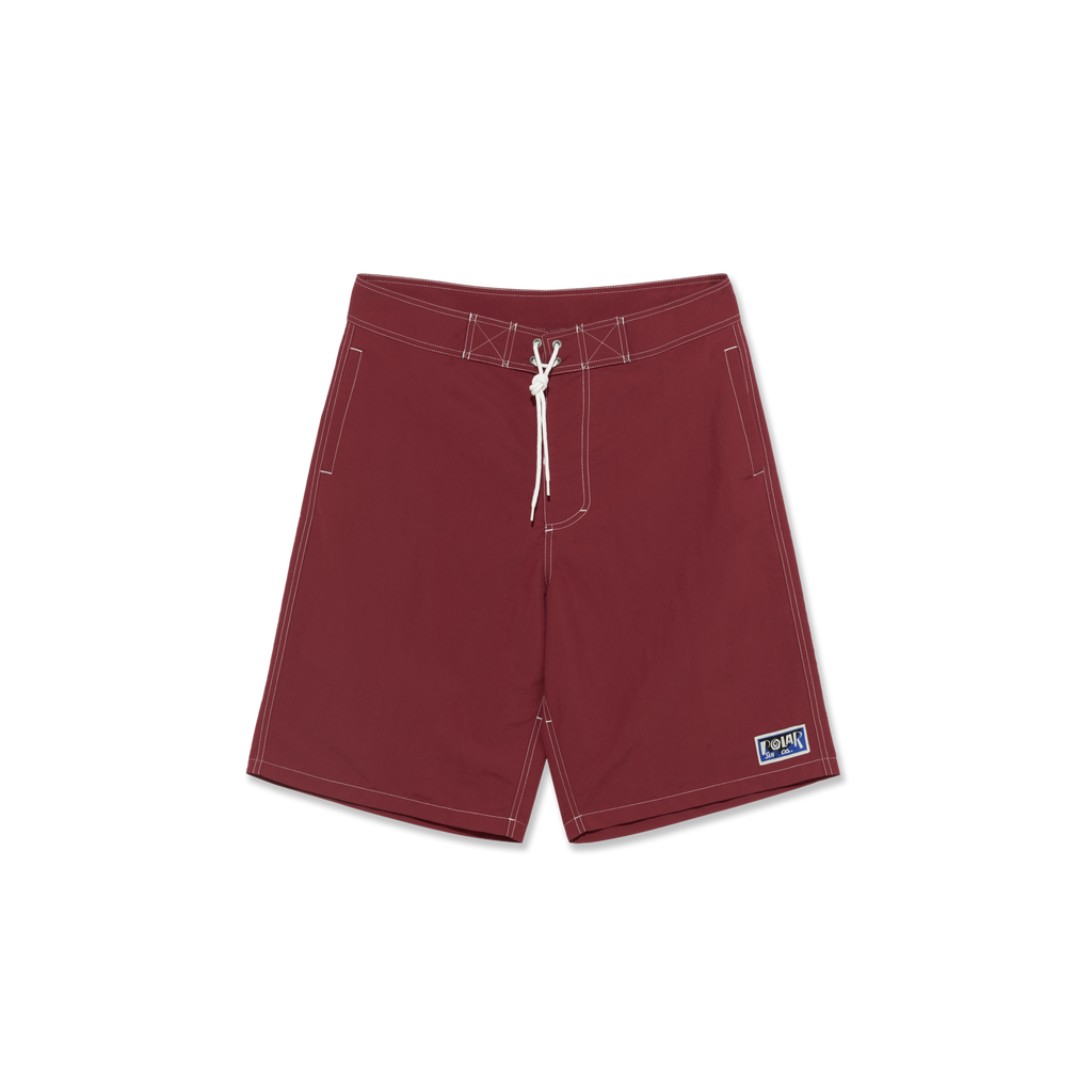 POLAR -Spiral Surf Swim Shorts "Dark Red"