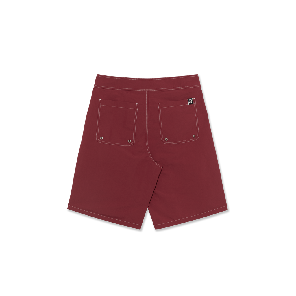POLAR -Spiral Surf Swim Shorts "Dark Red"