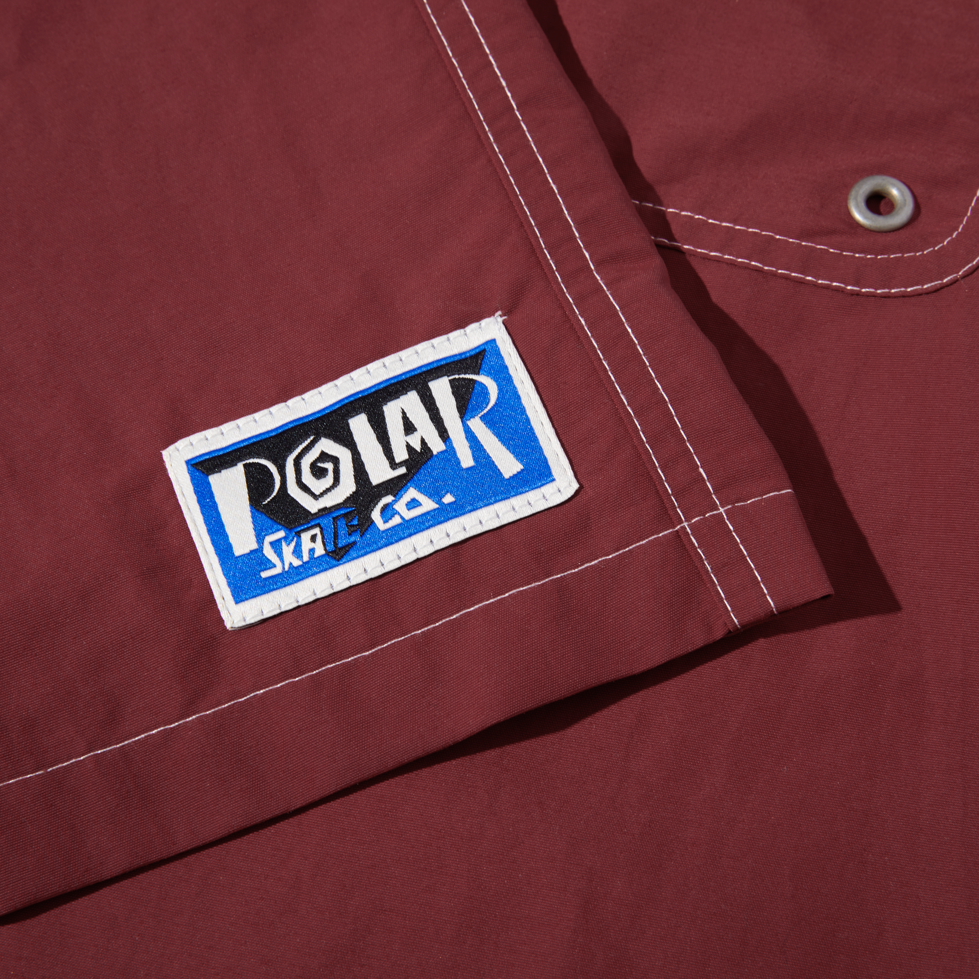 POLAR -Spiral Surf Swim Shorts "Dark Red"