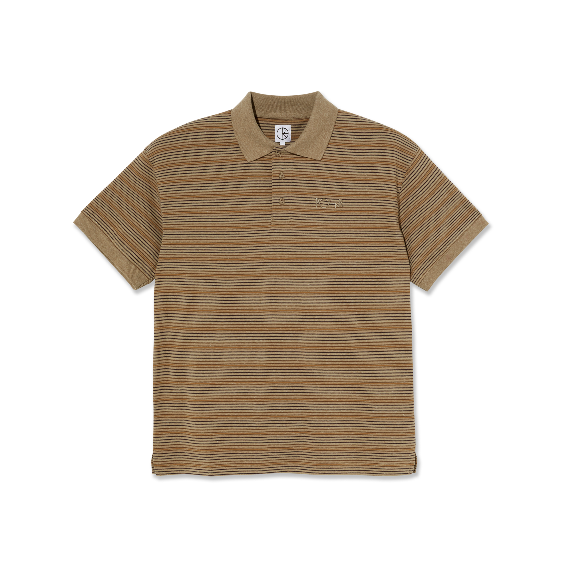 POLAR - Stripe Polo Shirt  "Camel"