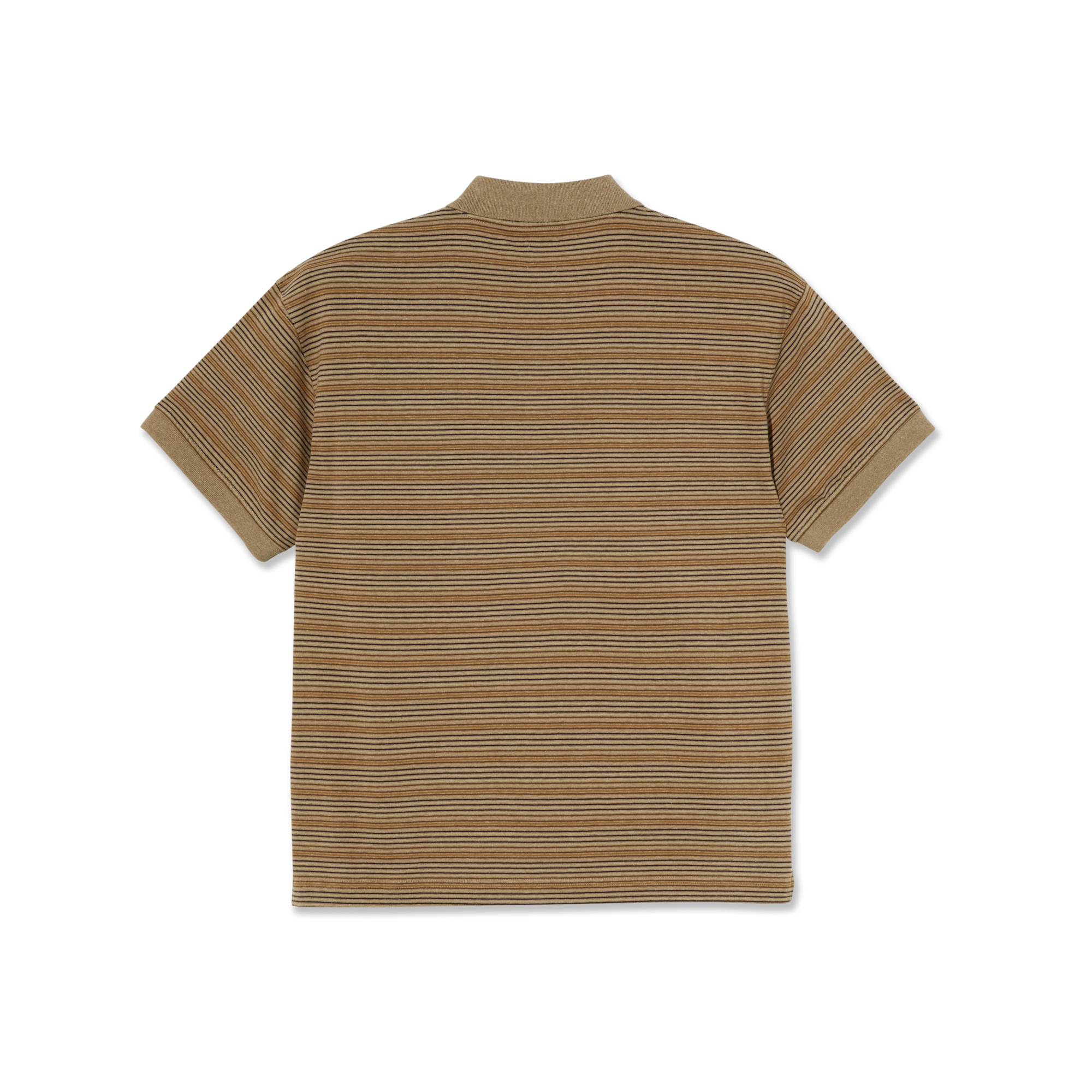 POLAR - Stripe Polo Shirt  "Camel"