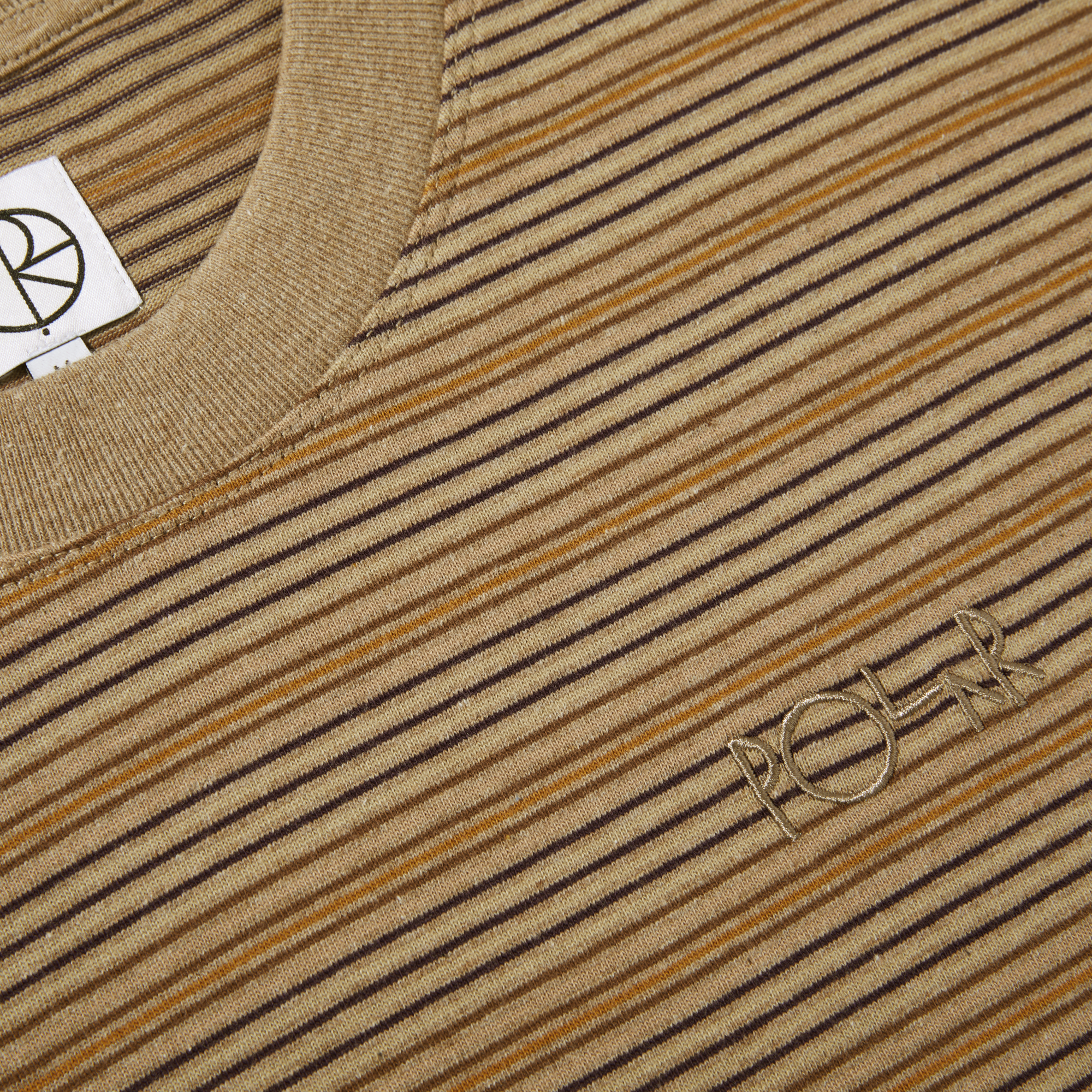 POLAR - Stripe Surf Tee "Camel"