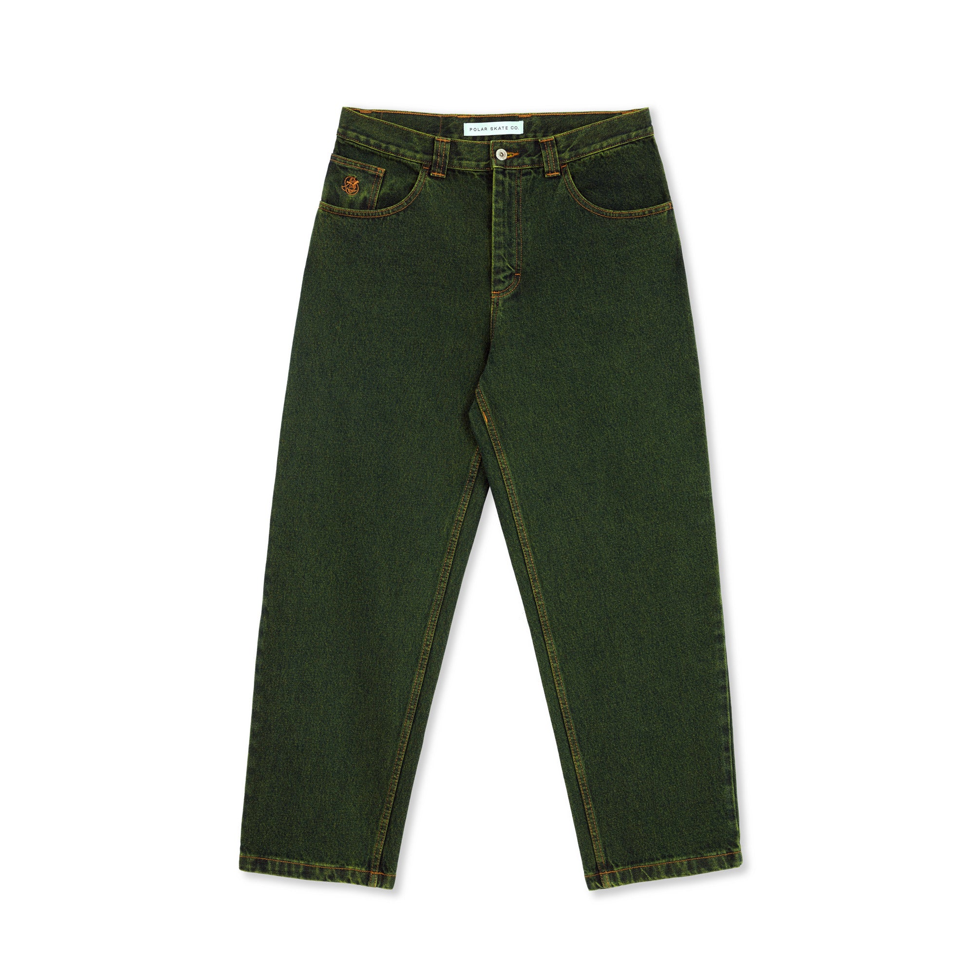 POLAR - 93 Pants "Chartreuse Blue"