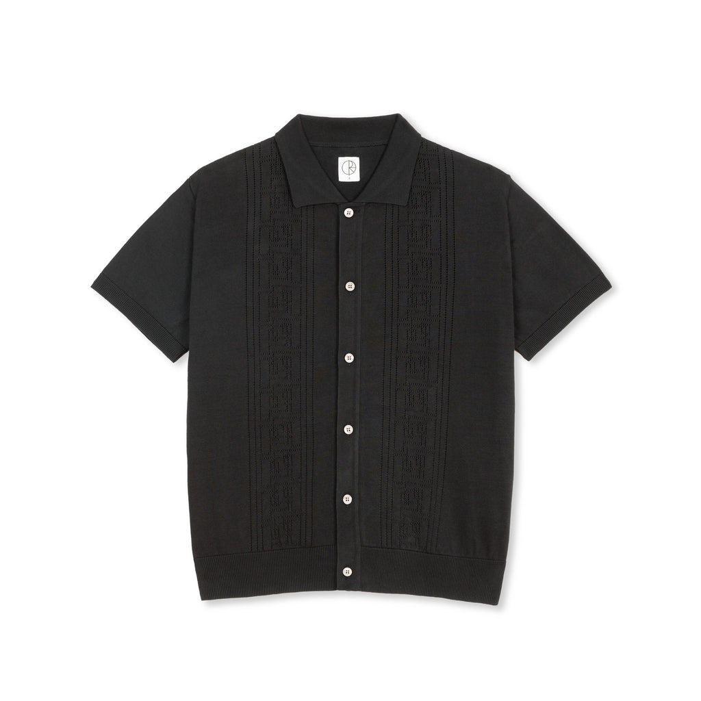 POLAR - Miles SS Cardigan Double P "Black"