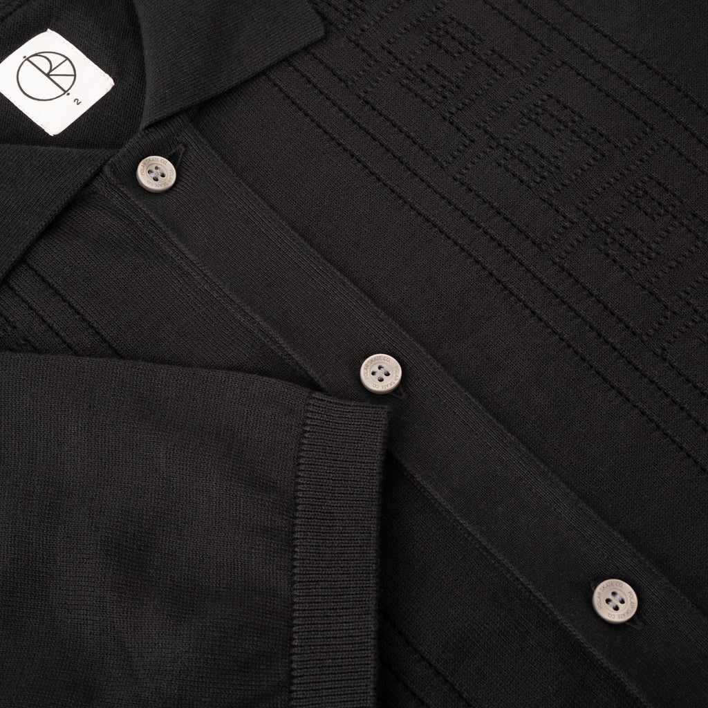 POLAR - Miles SS Cardigan Double P "Black"