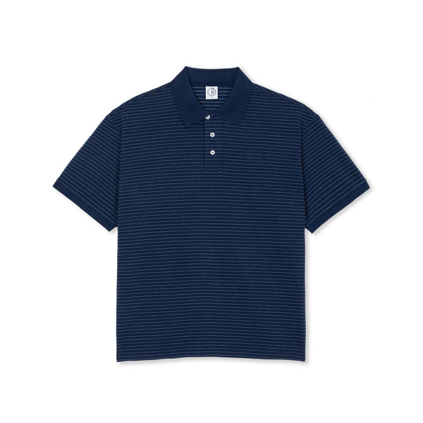 POLAR - Dots Surf Polo Shirt "Dark Blue"