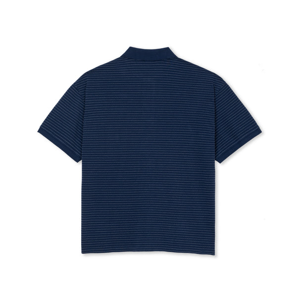 POLAR - Dots Surf Polo Shirt "Dark Blue"