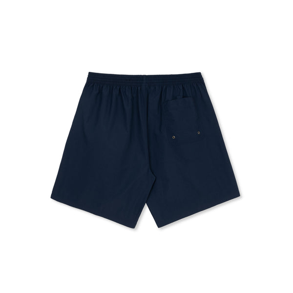 POLAR - Square Stripe Swim Shorts "Navy / Orange"