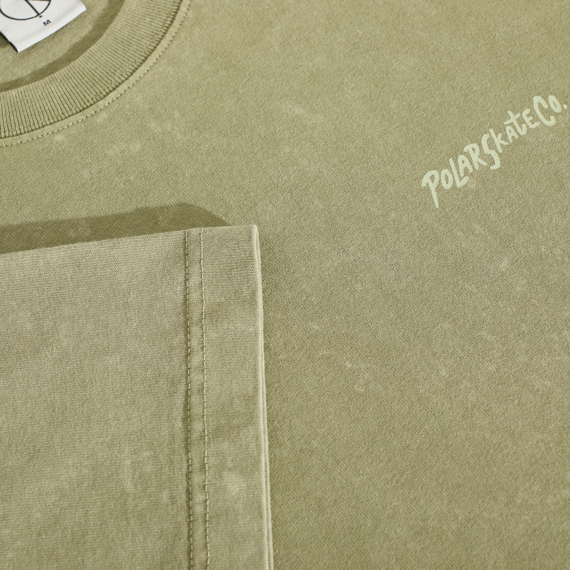 POLAR - Acid Tee | Surf Logo "Light Green"