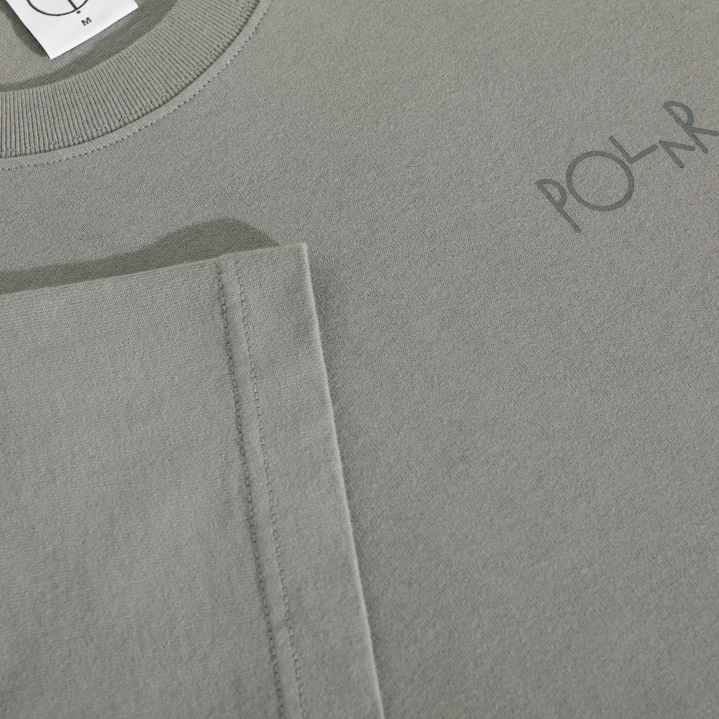 POLAR - Contrast Tee | Stroke Logo "Grey"