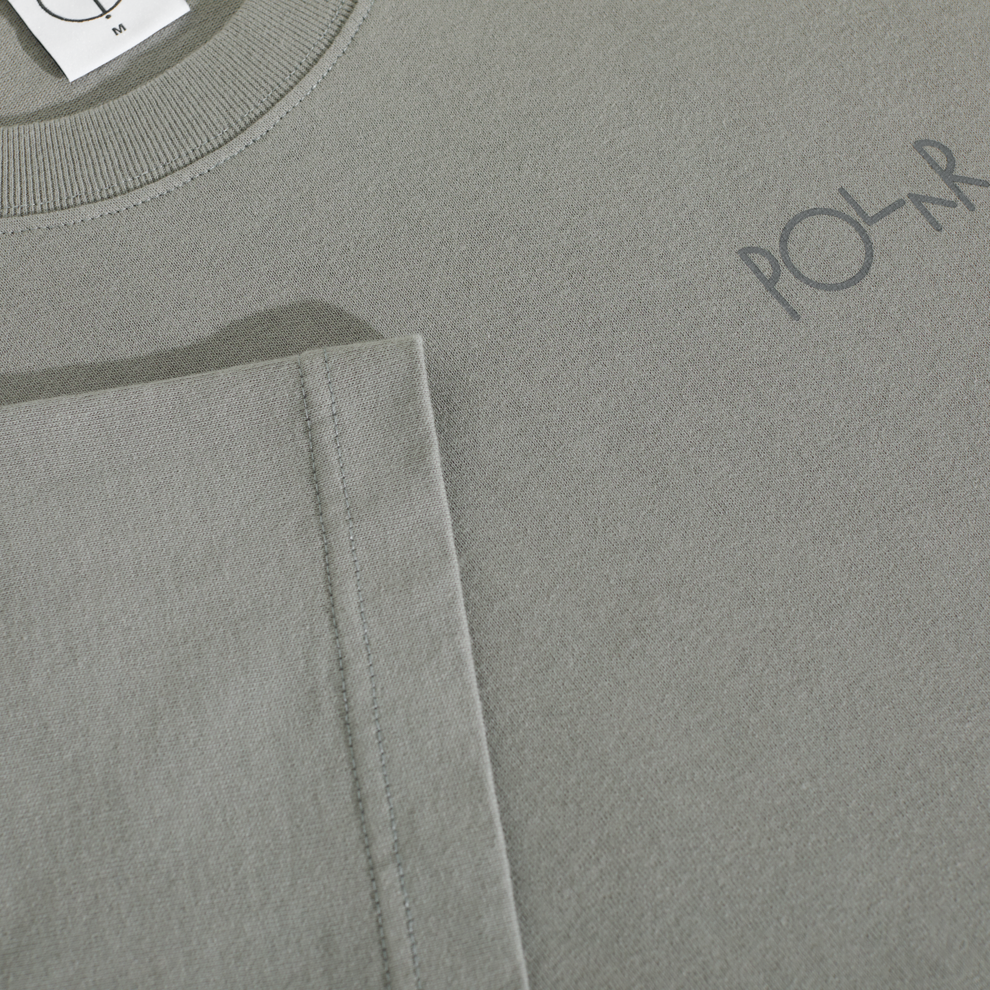 POLAR - Contrast Tee | Stroke Logo "Grey"