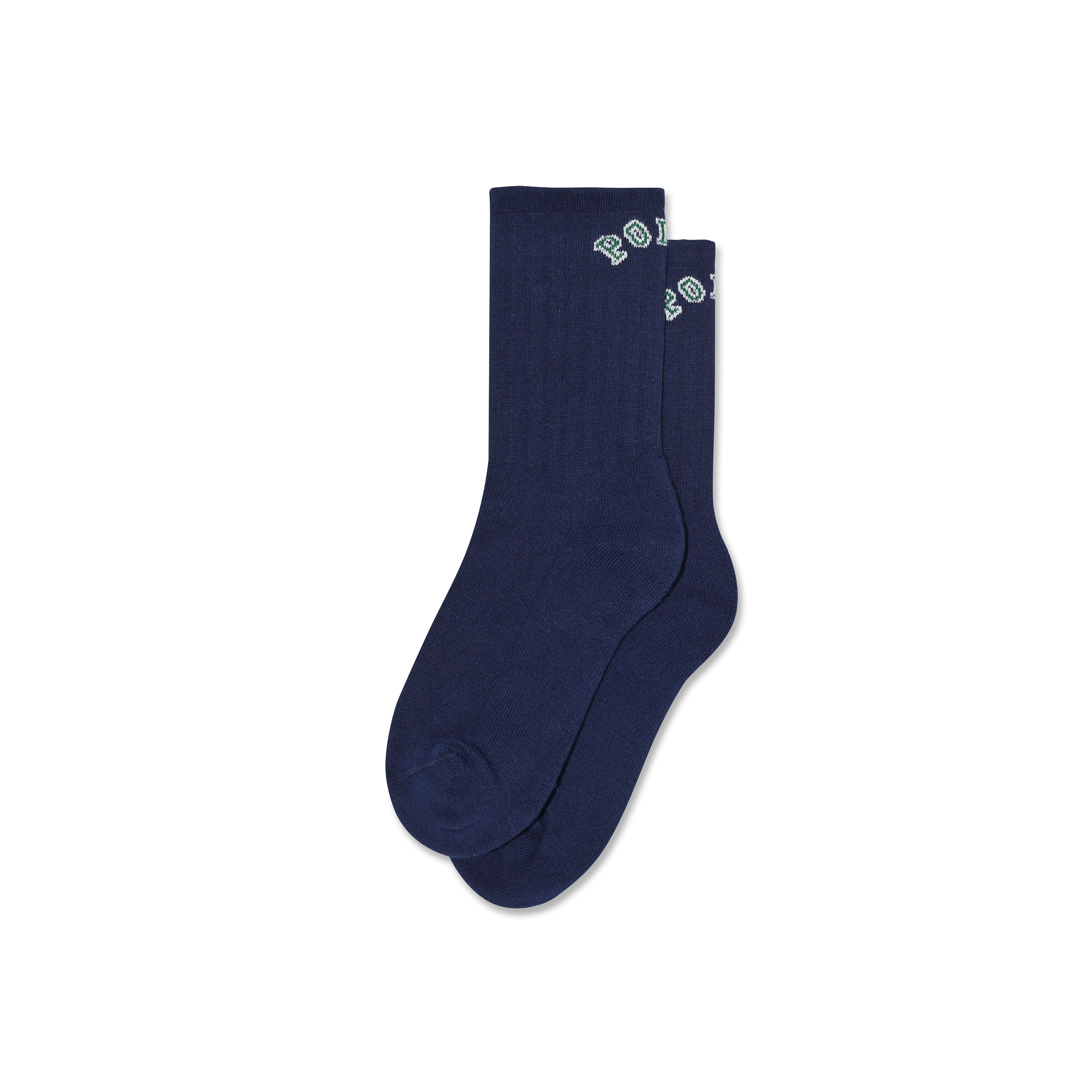 POLAR - Large Rib Socks | College Logo "Dark Blue"