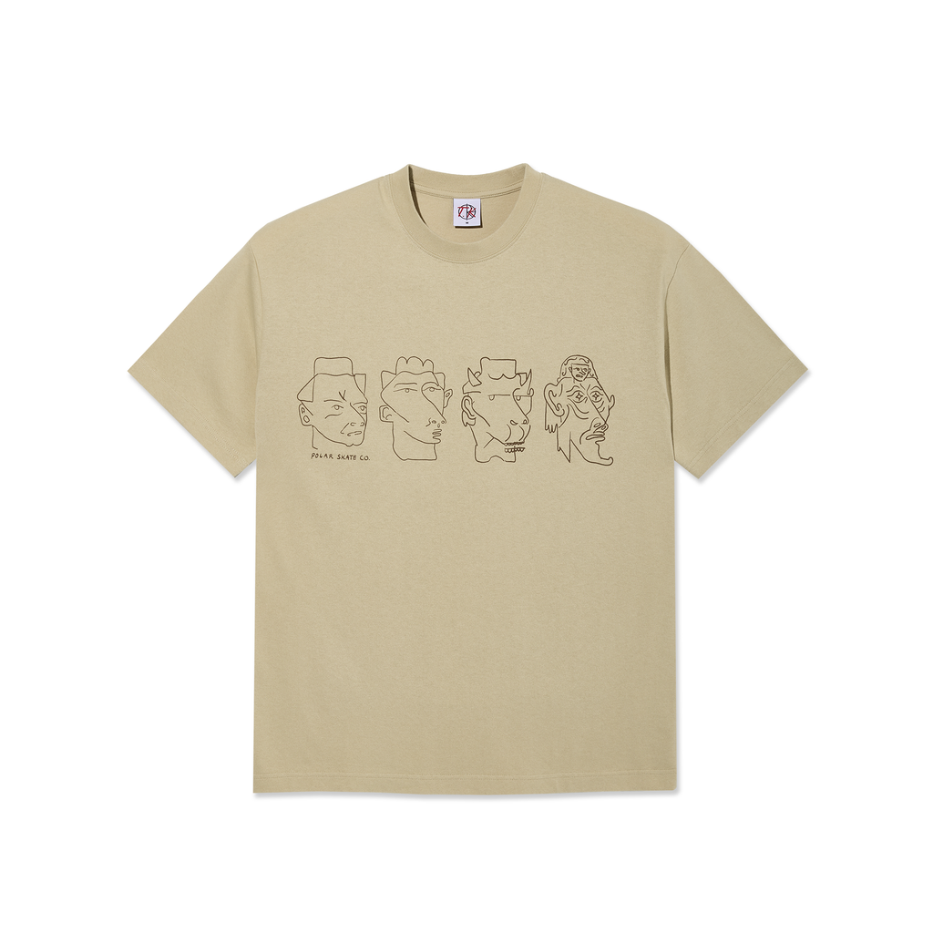 POLAR - Contrast Tee | 8 Heads "Sand/Brown"