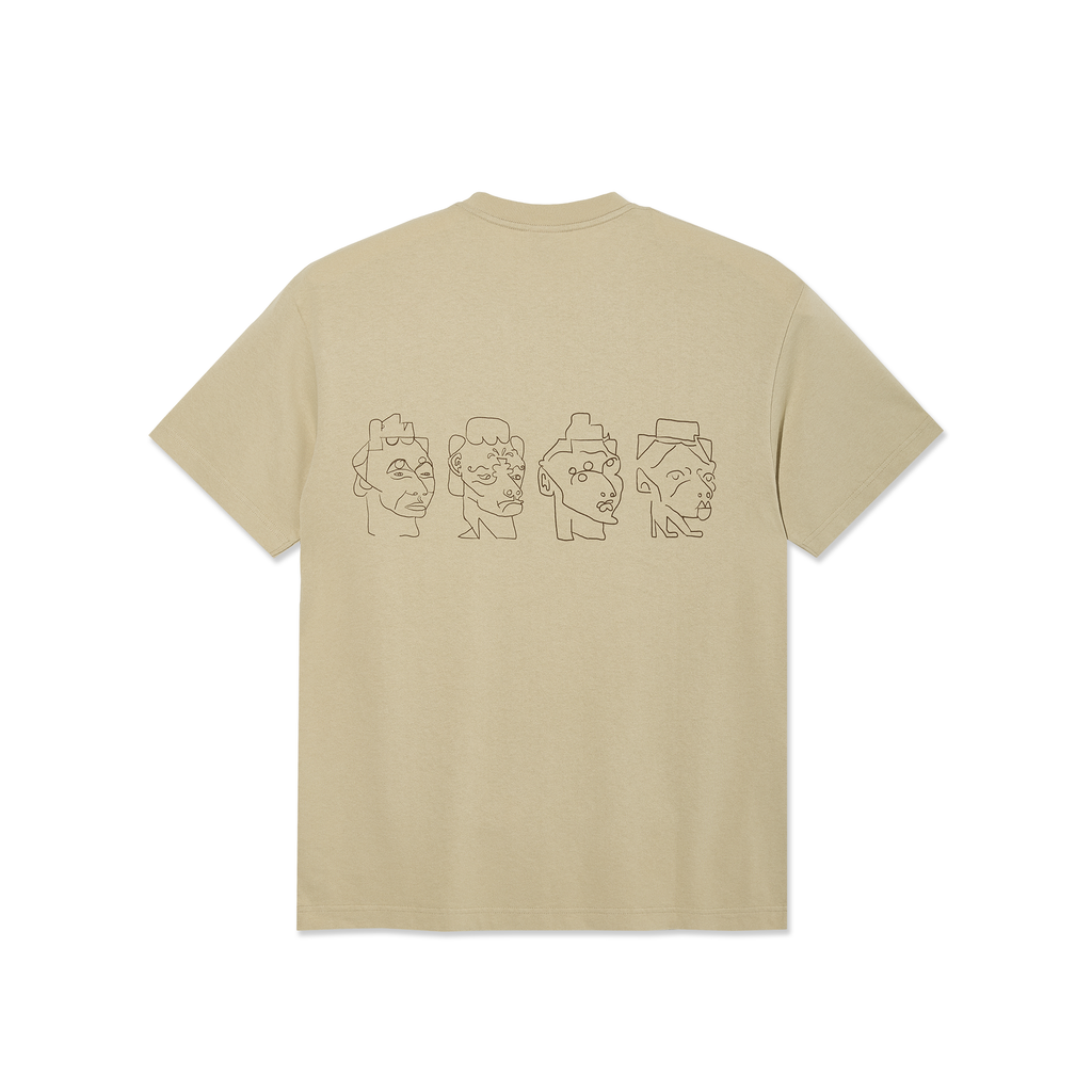 POLAR - Contrast Tee | 8 Heads "Sand/Brown"