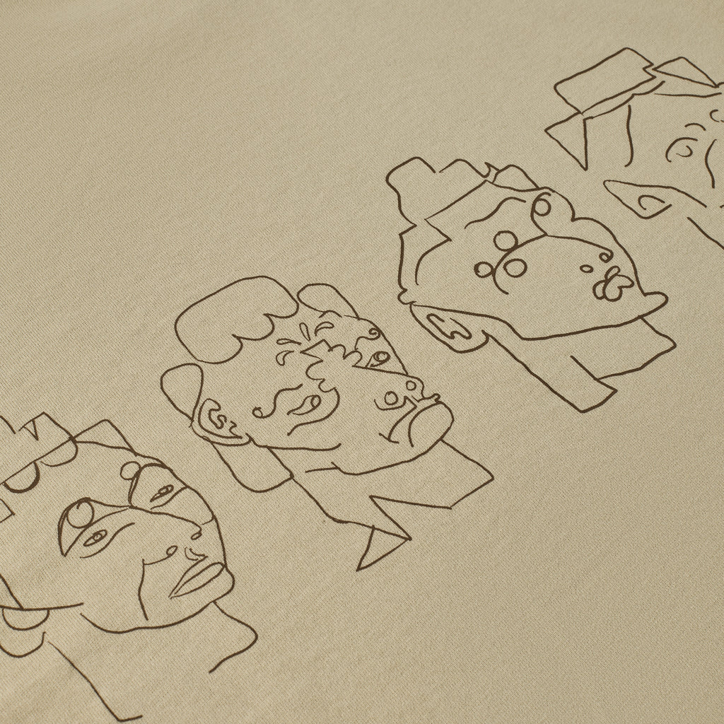 POLAR - Contrast Tee | 8 Heads "Sand/Brown"