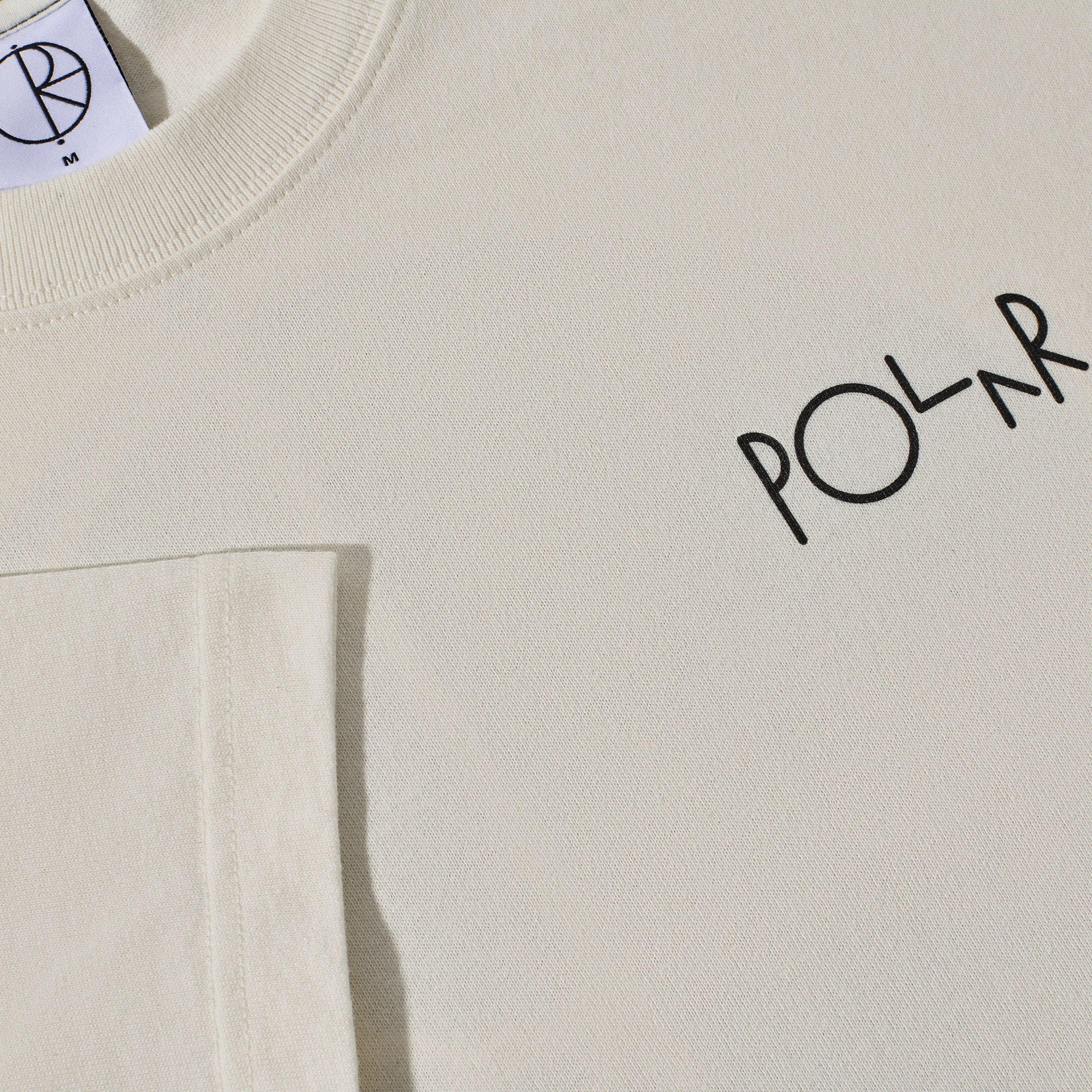 POLAR - Contrast Tee | Fill Logo "Ivory/Black"