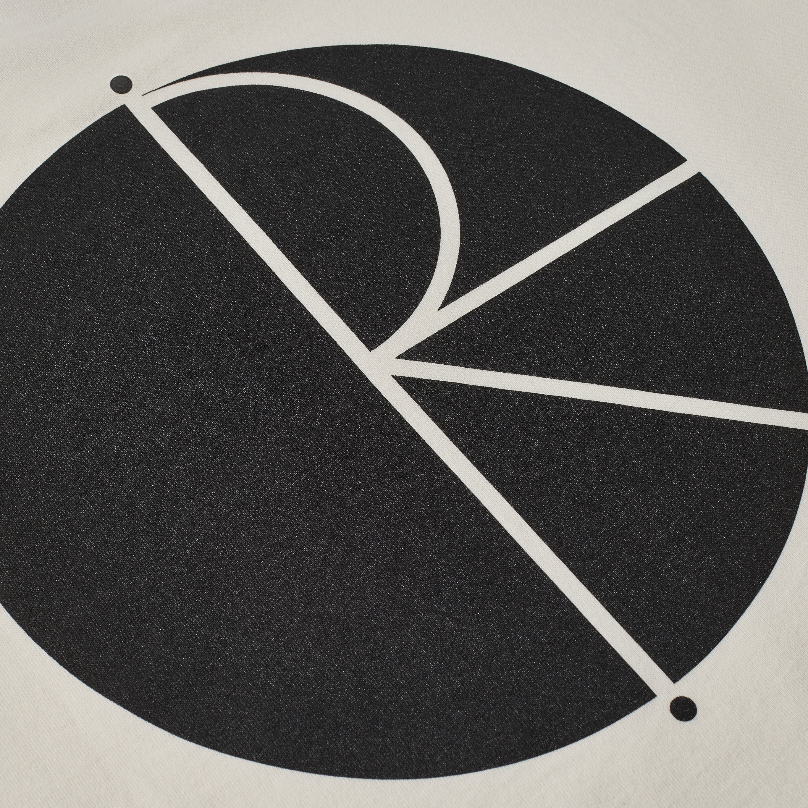 POLAR - Contrast Tee | Fill Logo "Ivory/Black"