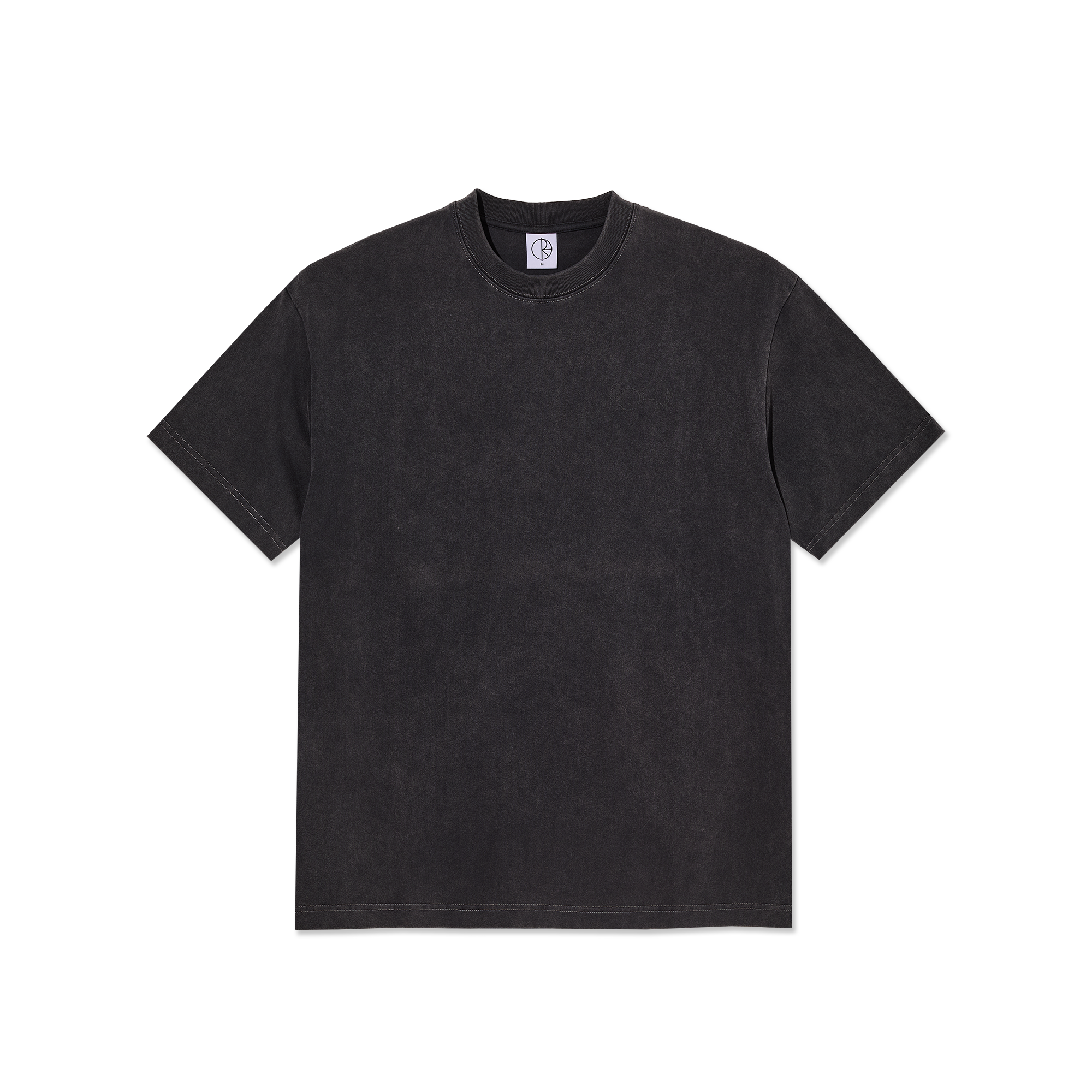 POLAR - Contrast Tee | Stroke Logo "Silver Black/Black"