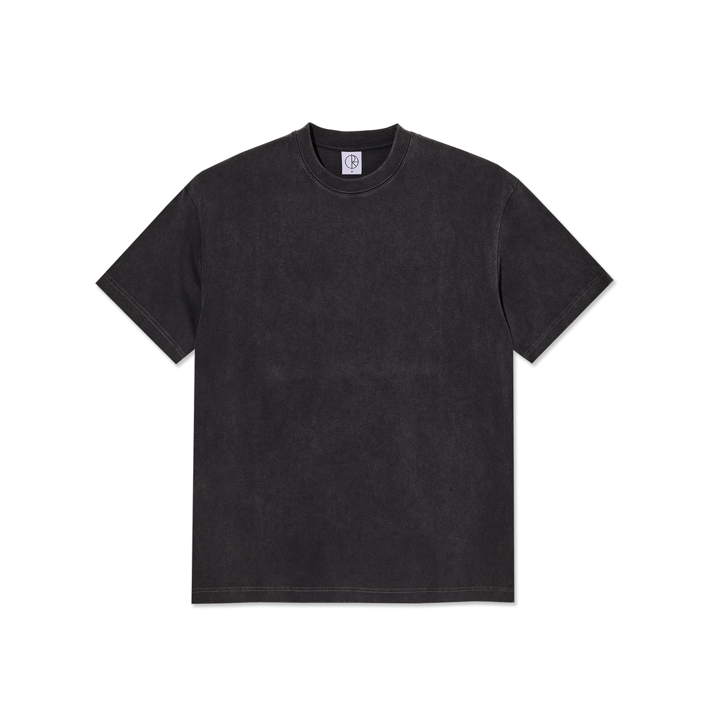 POLAR - Contrast Tee | Stroke Logo "Silver Black/Black"