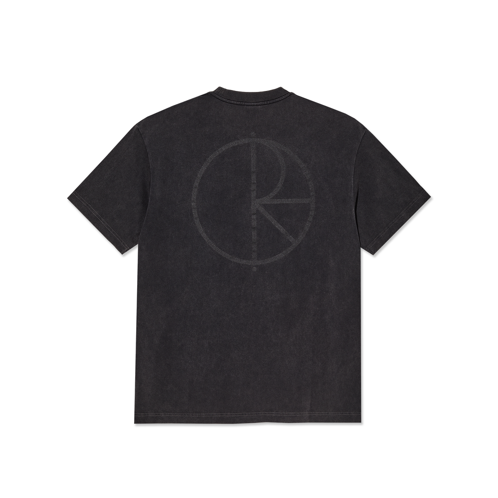 POLAR - Contrast Tee | Stroke Logo "Silver Black/Black"