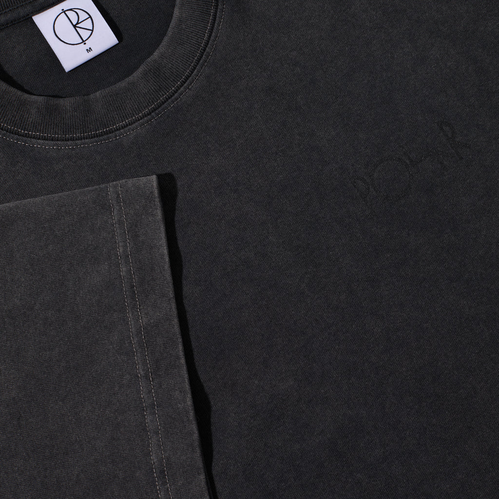 POLAR - Contrast Tee | Stroke Logo "Silver Black/Black"