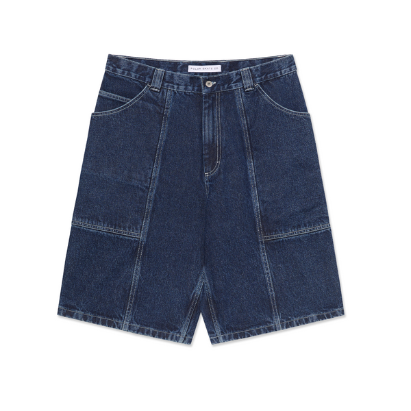 POLAR - Jiro Shorts "Dark Blue / White Stitching"