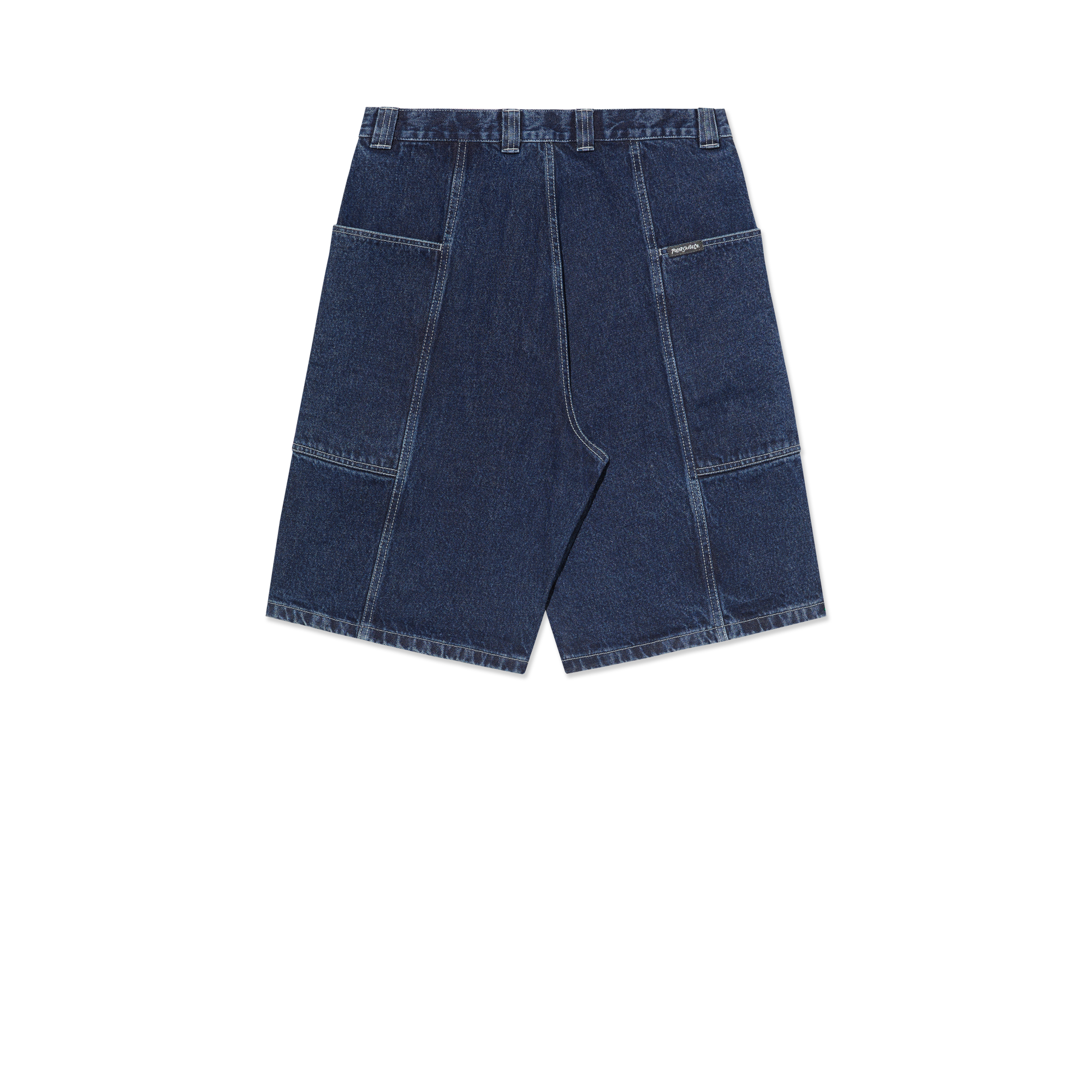 POLAR - Jiro Shorts "Dark Blue w/ White Stitching"