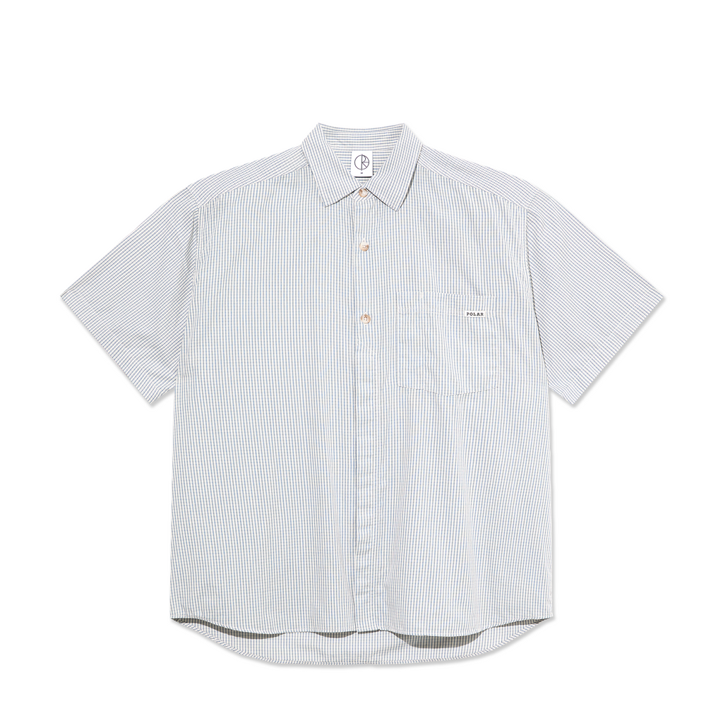 POLAR - Mitch Shirt "Blue Check"