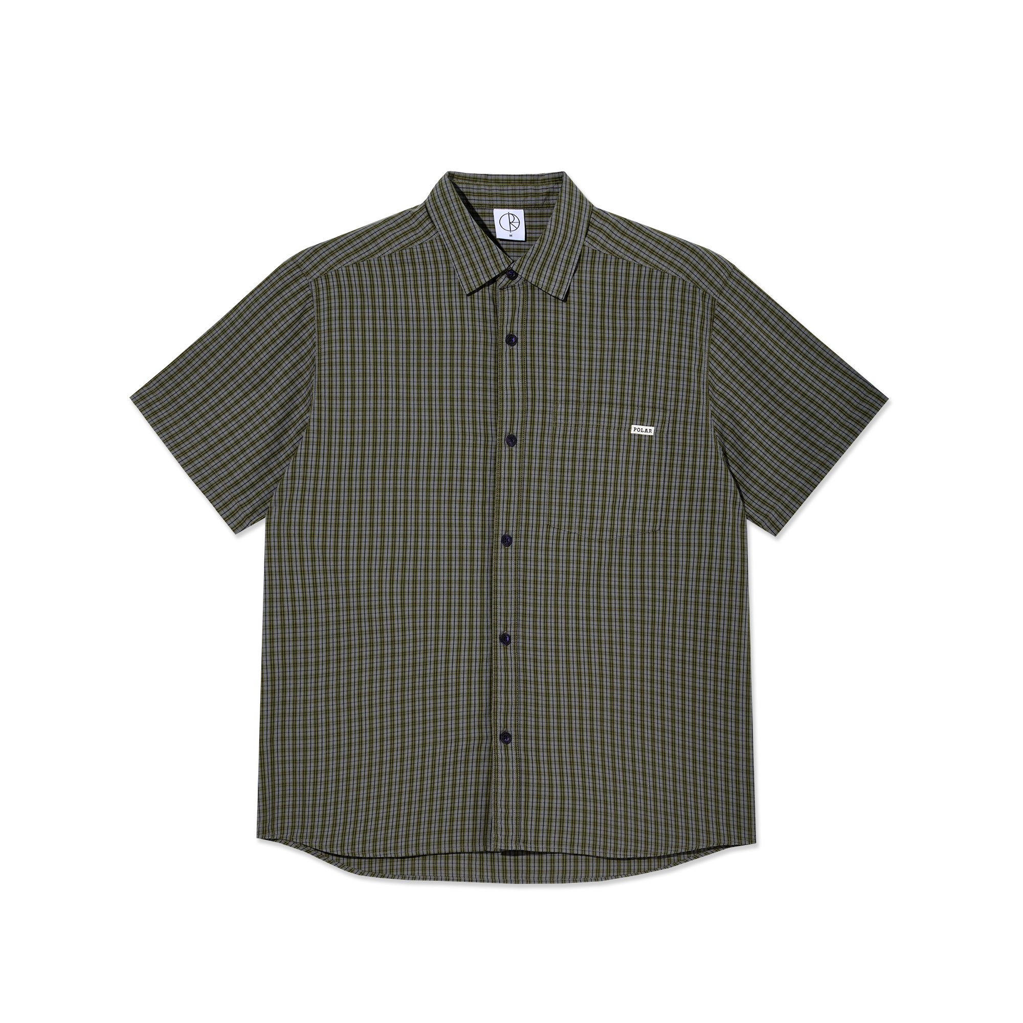 POLAR - Mitchell Shirt "Black/Green"