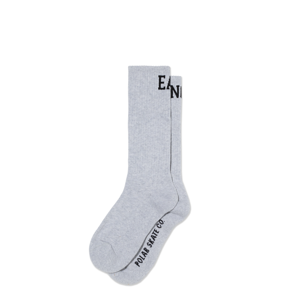 POLAR - Rib Socks | Long | Easy Now "Heather Grey"