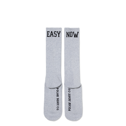 POLAR - Rib Socks | Long | Easy Now "Heather Grey"
