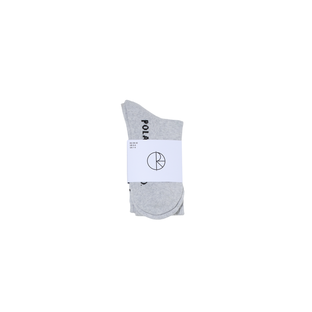 POLAR - Rib Socks | Long | Easy Now "Heather Grey"