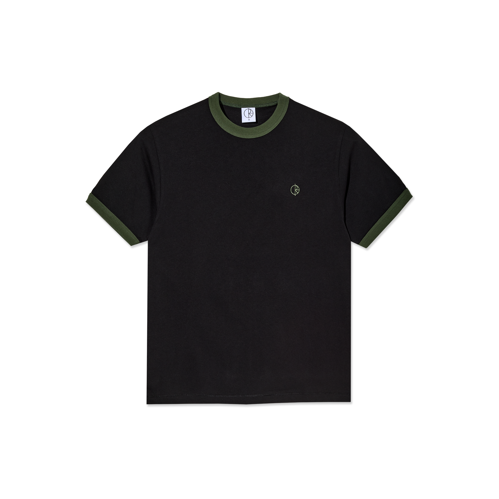 POLAR - Ringer Tee "Black/Uniform Green”