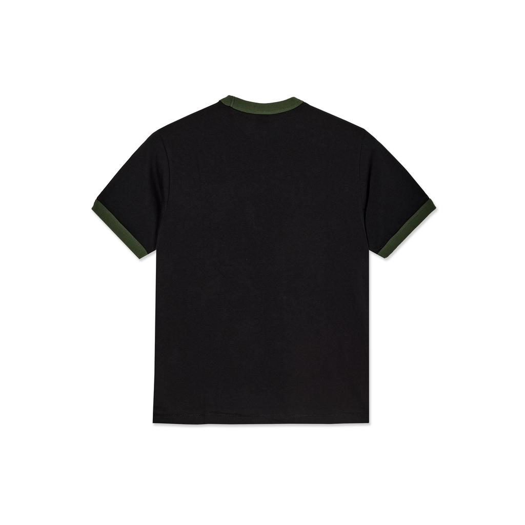 POLAR - Ringer Tee "Black/Uniform Green”