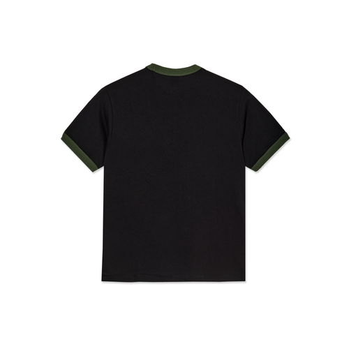 POLAR - Ringer Tee "Black/Uniform Green”