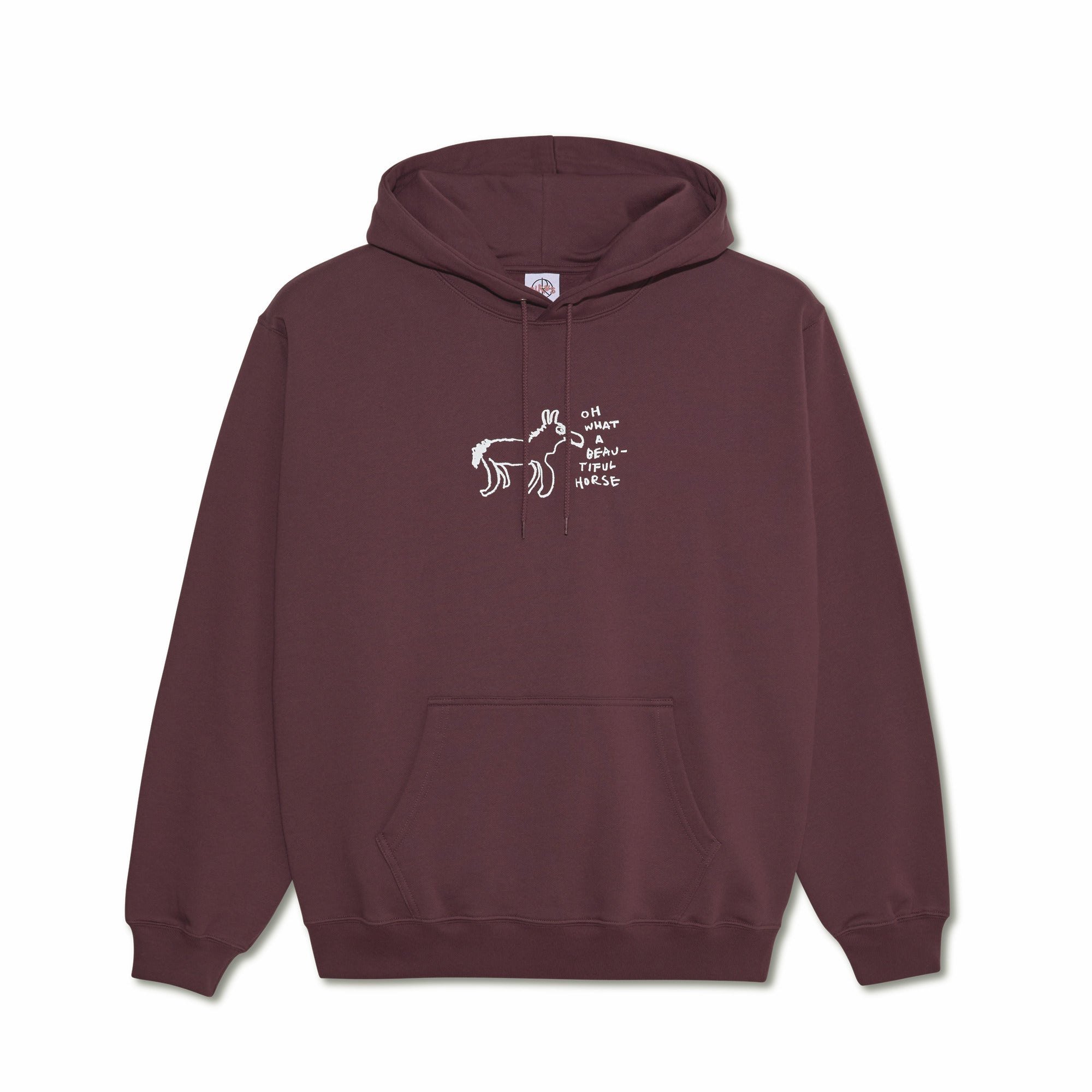 POLAR - Beautiful Horses Dave Hoodie "Plum"