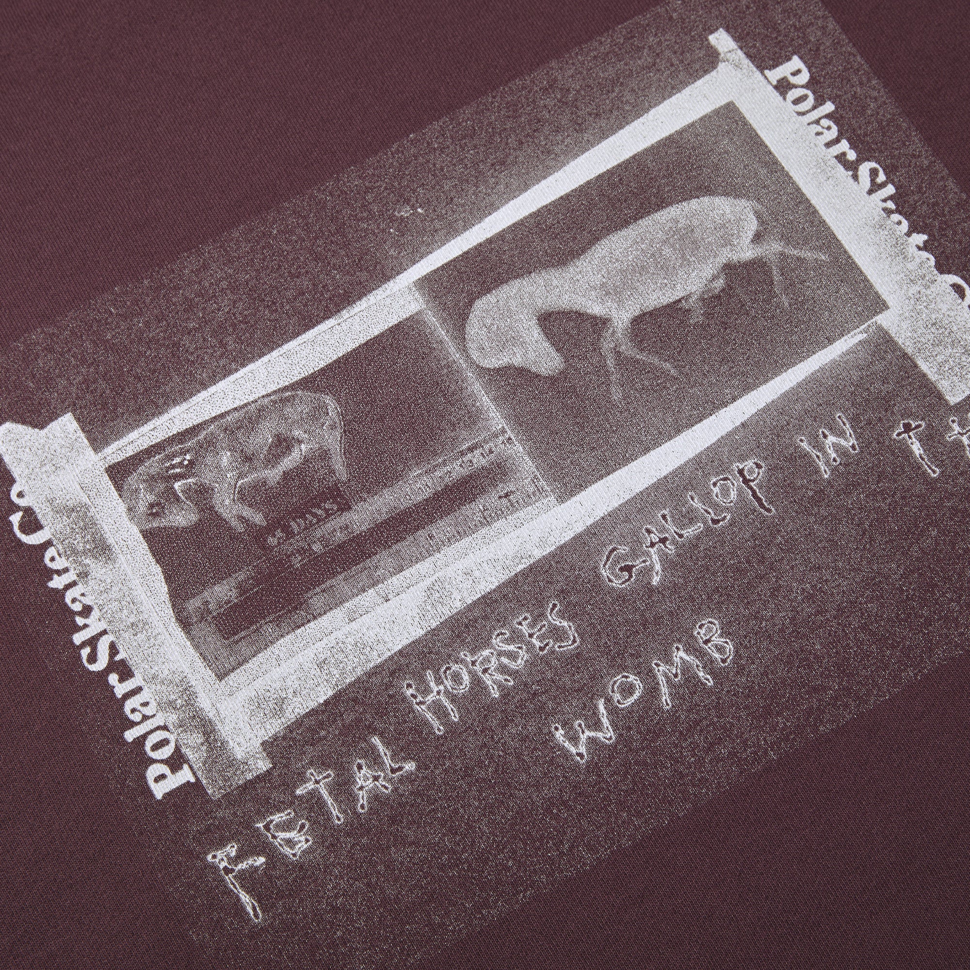POLAR - Beautiful Horses Dave Hoodie "Plum"