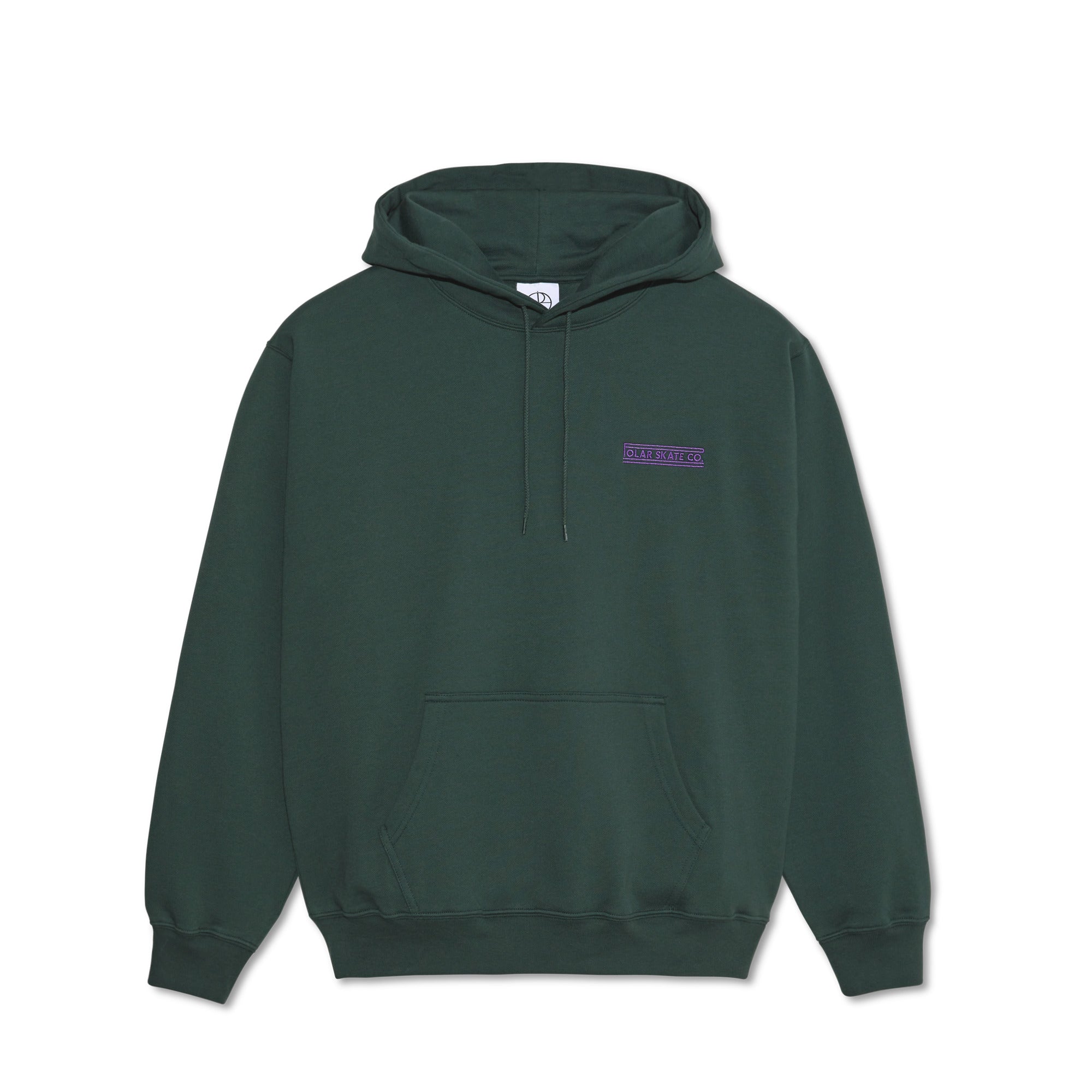 POLAR - Stretch Logo Dave Hoodie "Dark Teal"