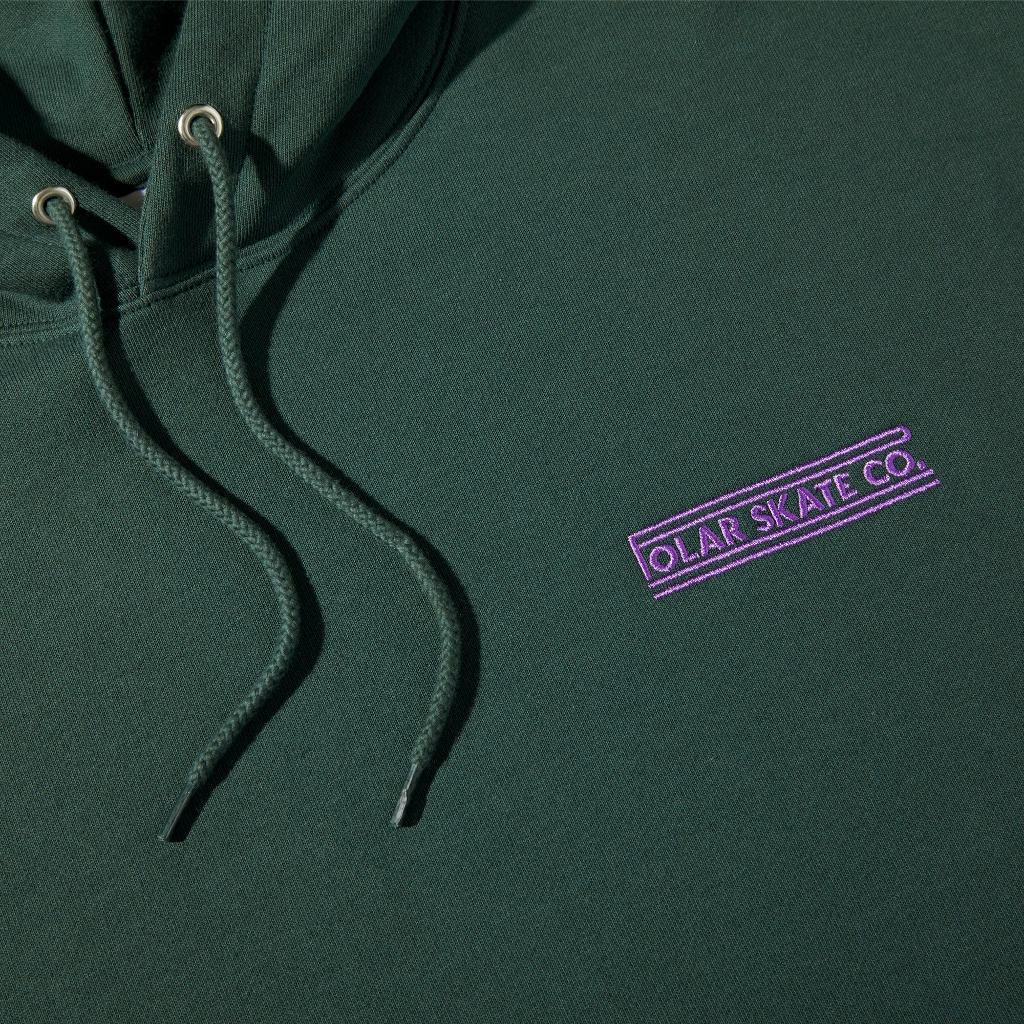 POLAR - Stretch Logo Dave Hoodie "Dark Teal"