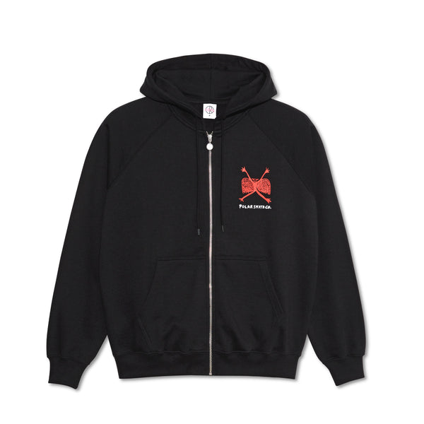 POLAR - Welcome To The New Age Default Zip Hoodie "Black"