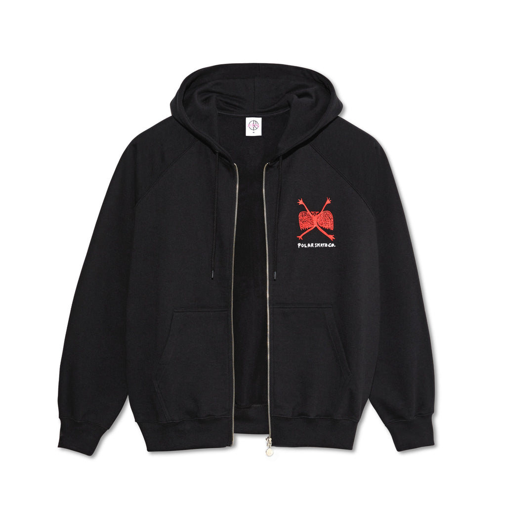 POLAR - Welcome To The New Age Default Zip Hoodie "Black"