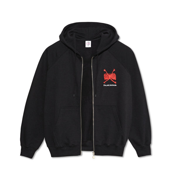 POLAR - Welcome To The New Age Default Zip Hoodie "Black"