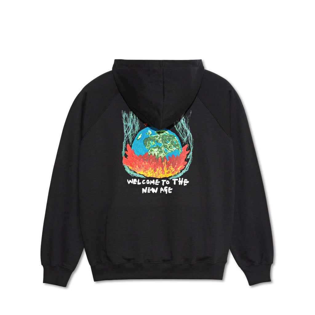 POLAR - Welcome To The New Age Default Zip Hoodie "Black"