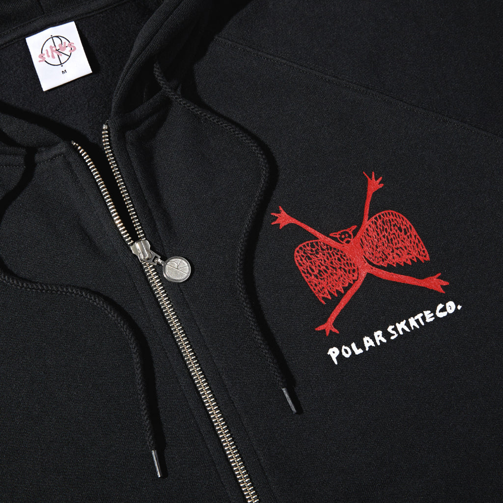 POLAR - Welcome To The New Age Default Zip Hoodie "Black"