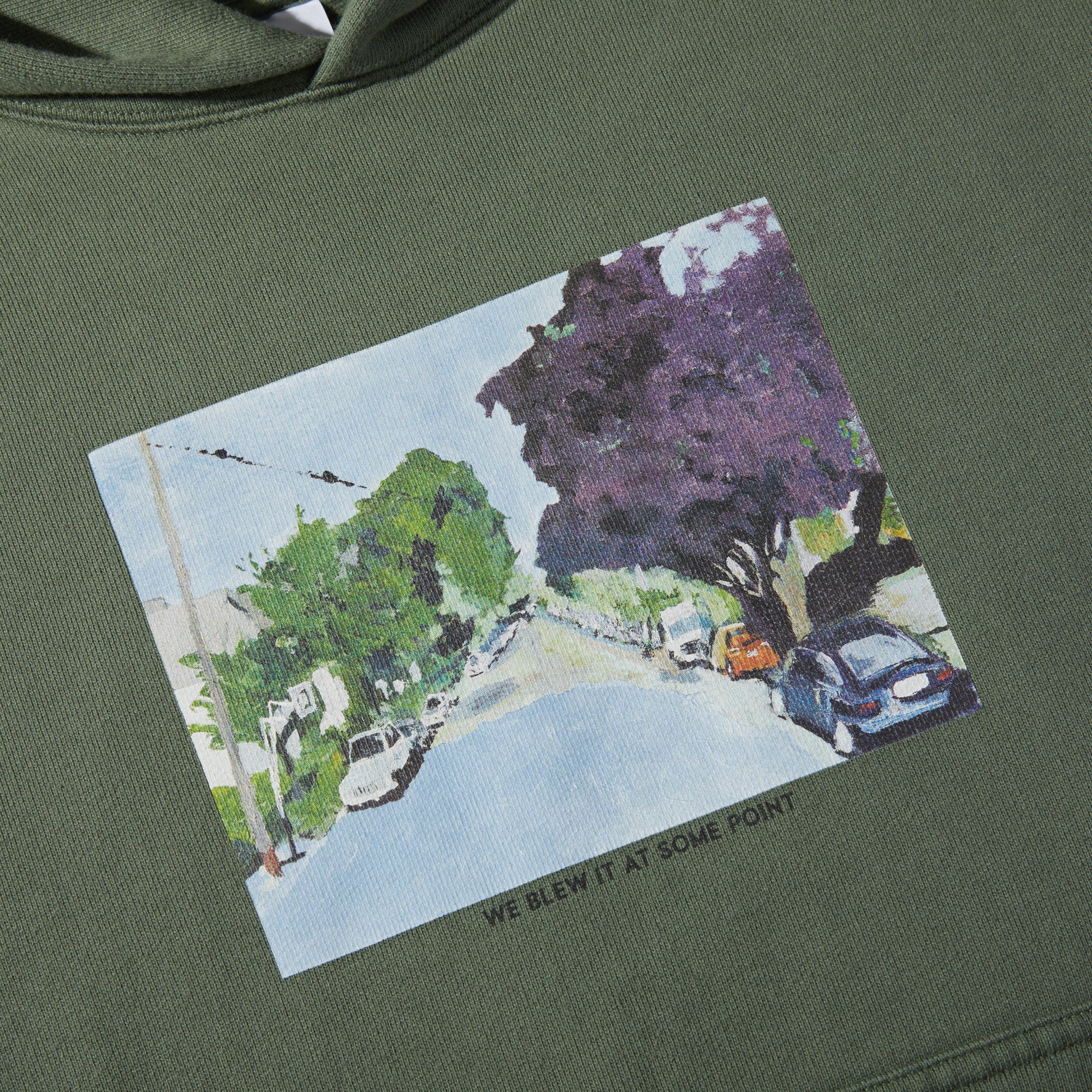 POLAR - We Blew It At Some Point Ed Hoodie "Grey Green"