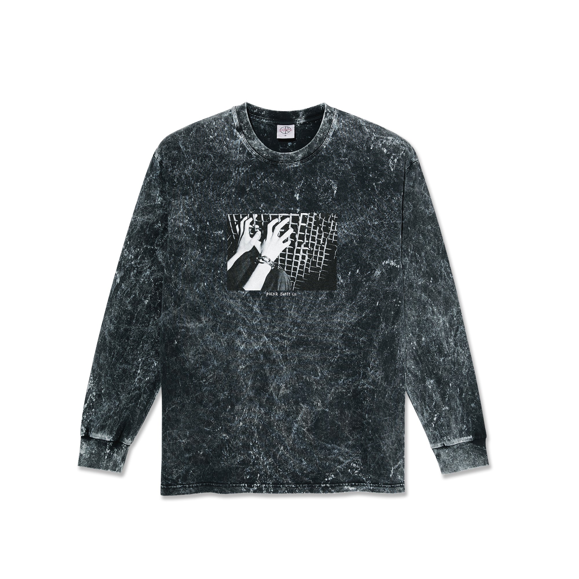 POLAR - Caged Hands Acid LS Tee "Black"