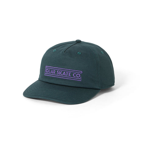 POLAR - Jake Cap | Twill | Stretch Logo "Dark Teal"