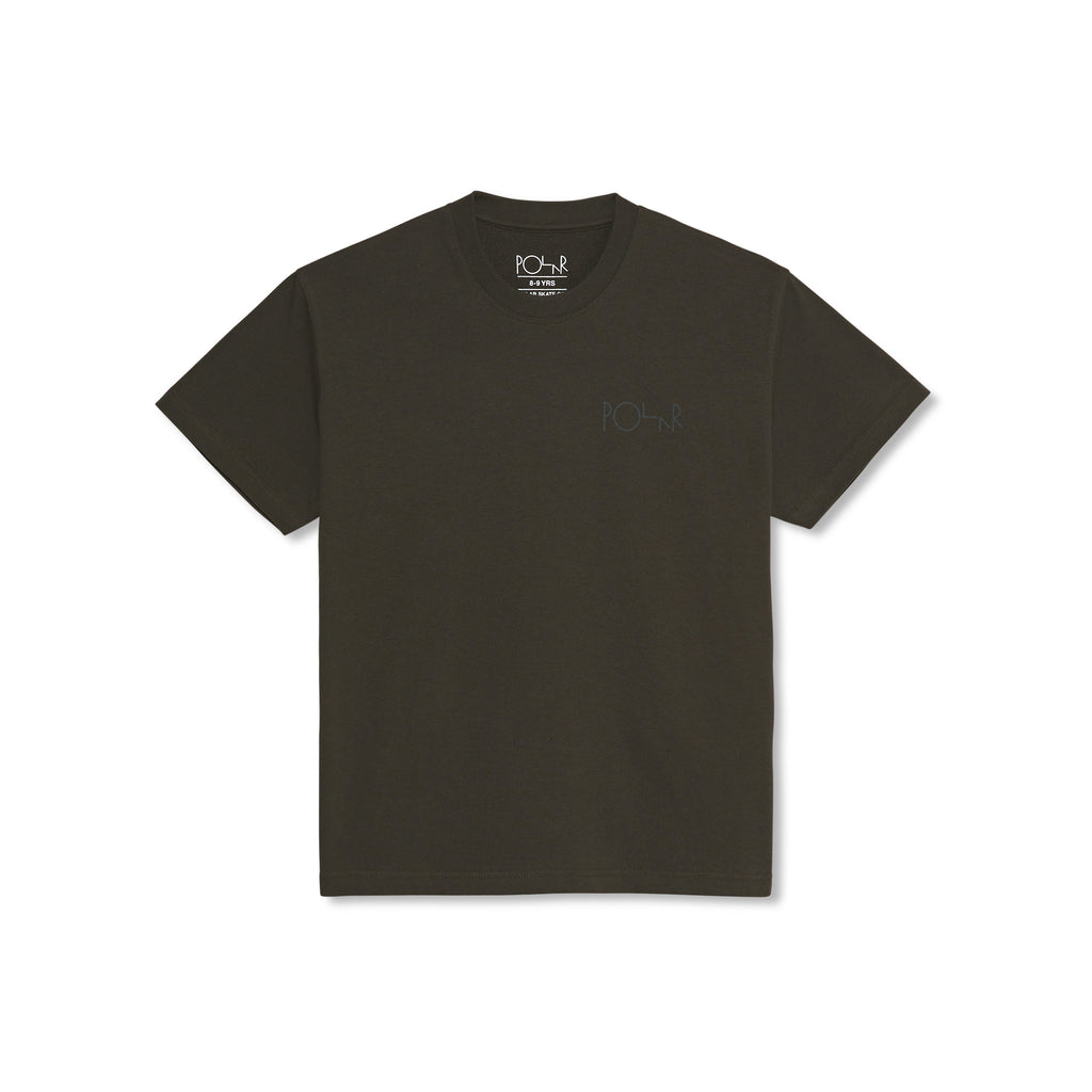 POLAR - Stroke Logo Junior Tee "Dirty Black"